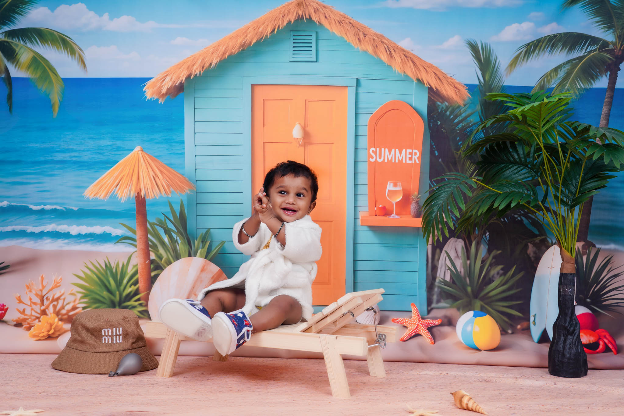 Creative baby photography in Madurai